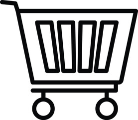 shopping cart Vector Icon
