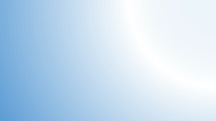 Circle light at the conner of light blue background, Blue and white lighting gradient illustration design for wallpaper or background, blue backdrop