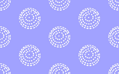 Trendy minimalistic vector pattern with hand drawn dots and circles. Doodles and different shapes. Background for print, cover, wallpaper, fabric, clothes, wrapper
