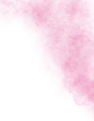 Pink watercolor splashed.