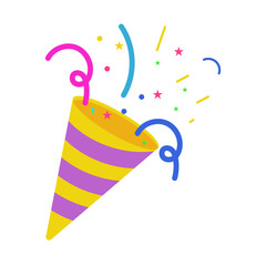 Birthday Party Ornamen Vector