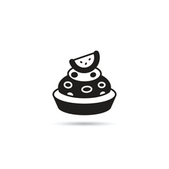 cake and dessert icon illustration