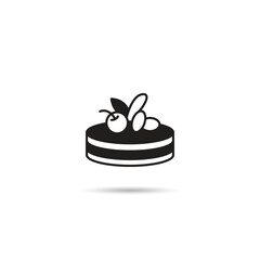 layer cake icon vector illustration