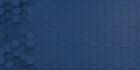 abstract blue polygon background, illustration, Generative, AI
