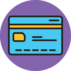 Payment Card Vector Icon
