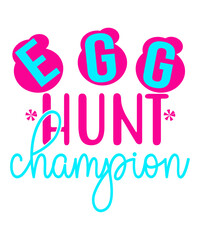 Egg Hunt Champion SVG Cut File