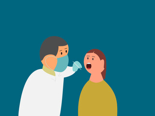 Flat Design of Dental and Oral Health Day