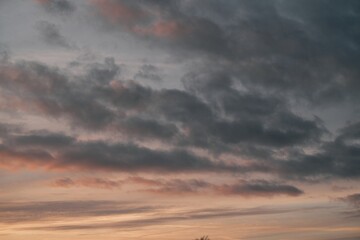 Obraz premium Evening sky. Natural texture background.