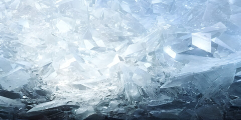 abstract ice texture background, illustration, Generative, AI