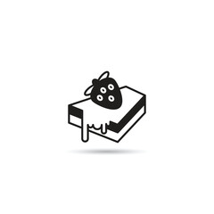 layer cake icon vector illustration