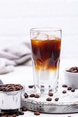 Espresso tonic, trendy coffee drink