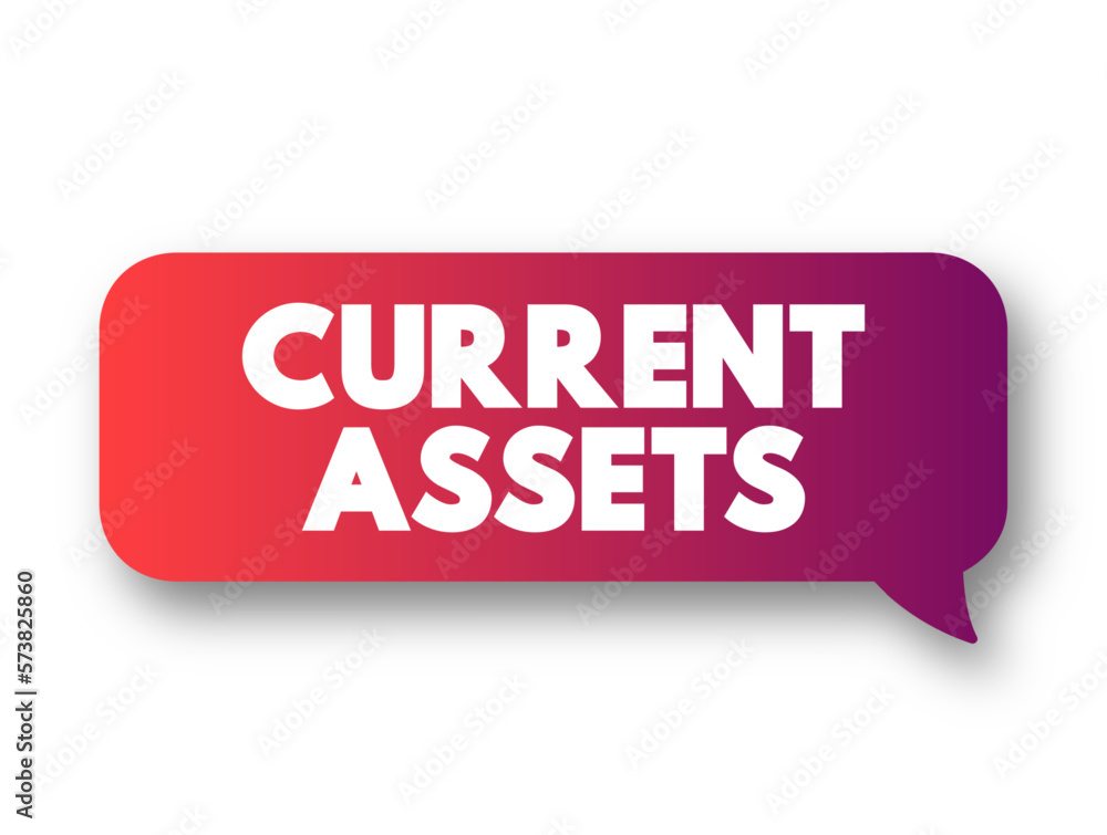 Poster current assets - assets of a company that are expected to be sold or used as a result of business op