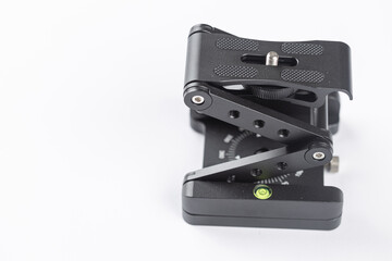 Photography camera stand head for holding camera low