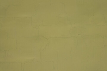 Backdrop - greenish yellow painted wall with cracks