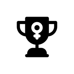 trophy glyph icon