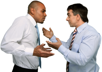 Businessmen arguing