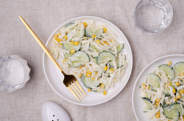 Salad fresh vegetables
