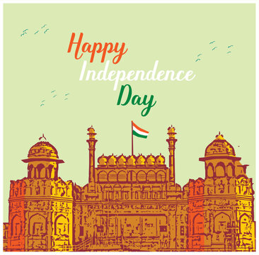 Red Fort New Dehli, a stylish historic sight showplace World Heritage Site.