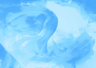 青色のマーブリンググラデーション背景素材、清涼感のある海や空のイメージカラー