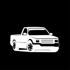 Obraz premium With Pickup Truck Logo