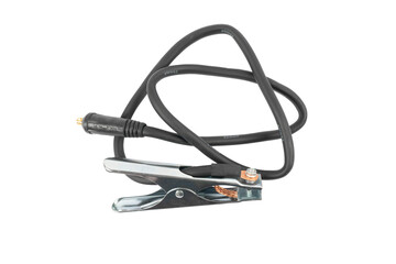 Welding equipment isolated on white background. Multi-process welder. Set of accessories for arc...