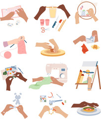 Hands Craft Compositions Set