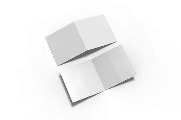 Double of Square Bifold Brochure