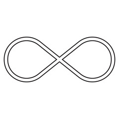 Fototapeta premium Infinity symbols. Eternal, limitless, endless, life logo or tattoo concept.