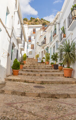 Fototapeta premium In den Gassen von Frigiliana, Andalusien, Spanien 