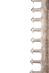 background with old French dagger blade