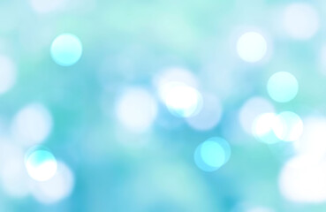 Obraz premium Blue bokeh background blur, holiday wallpaper