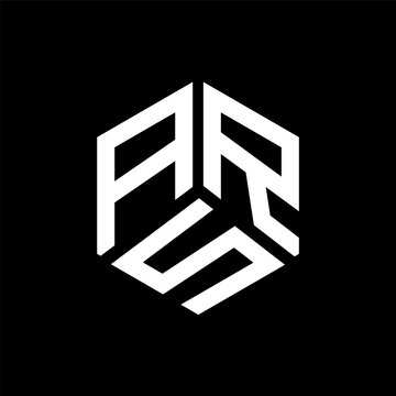 ARS letter logo abstract creative design. ARS unique design	
