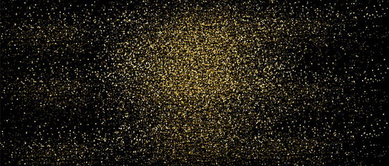 Gold glitter background, vector. Golden glitter background for greeting card, cover, wallpaper and banner. Backdrop for brochure, vip flyer and party leaflet. Abstract concept, vector illustration