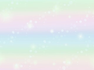 Fototapeta na wymiar Fantasy Rainbow Background Vector illustration of galaxy fantasy background and pastel color. Unicorn 