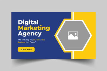 Creative business YouTube thumbnail design