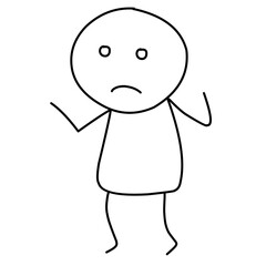 Stick man various poses