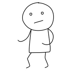 Stick man various poses