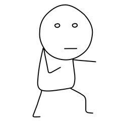 Stick man various poses