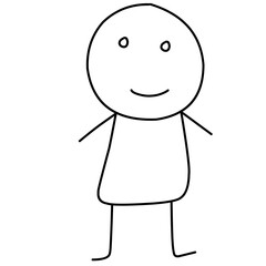 Stick man various poses