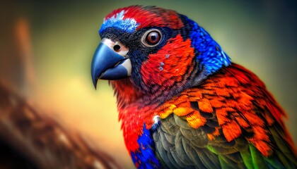 colorful ara bird