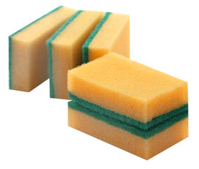 Kitchen sponge with scotch brite