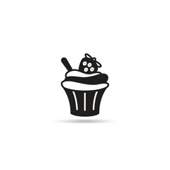 yogurt cup icon vector illustration