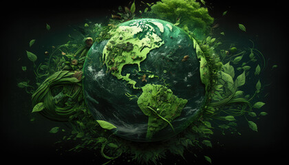 Generative Ai Green Planet Earth