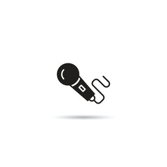 microphone icon vector illustration