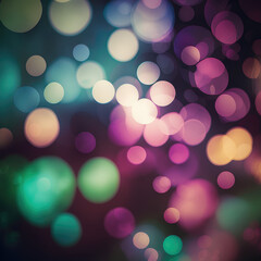 Bokeh Abstract Background, A vibrant and mesmerizing bokeh abstract background with a profusion of soft and colorful lights.