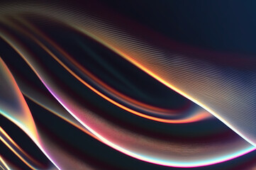Abstract wave background. Generative AI. 
