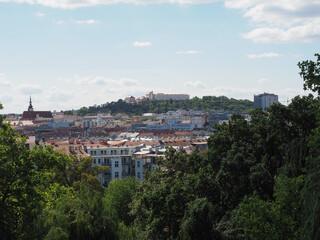 Fototapeta na wymiar View of the city of Brno