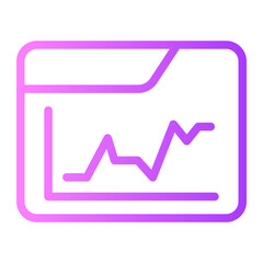 fluctuation gradient icon