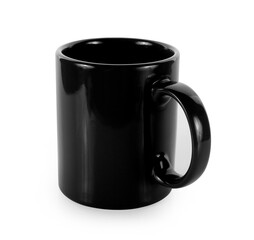 empty mug isolated on white background.