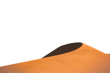 Namibian dune isolated on a transparent background PNG